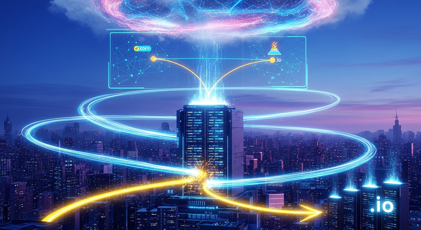 GitHub Pages on Custom Domains required `github.io` instead of `github.com` DNS image